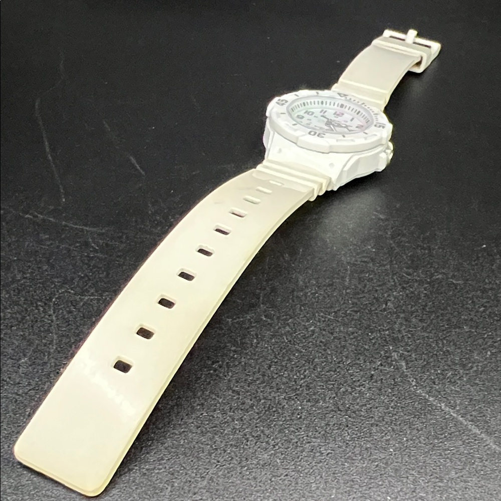Casio Women’s White Watch with Multicolor Numerals - Picture 5 of 10